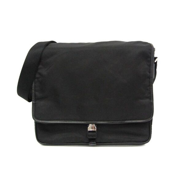 Prada Black Synthetic Shoulder Bag (Pre-Owned) - Picture 1 of 16